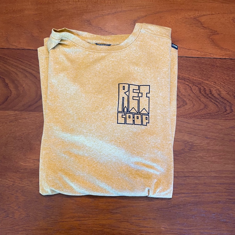 REI Yellow T-Shirt/Size Large